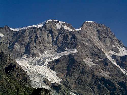 Monte Rosa group from the...