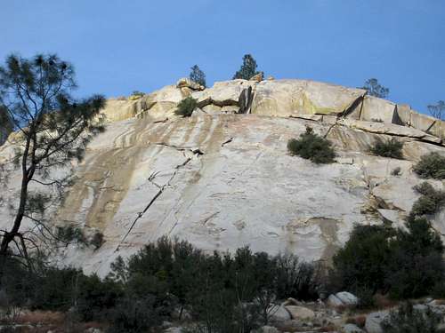Right Face of Kernville Rock