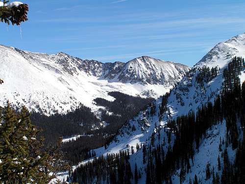Pt 12,728 from Taos Ski Valley