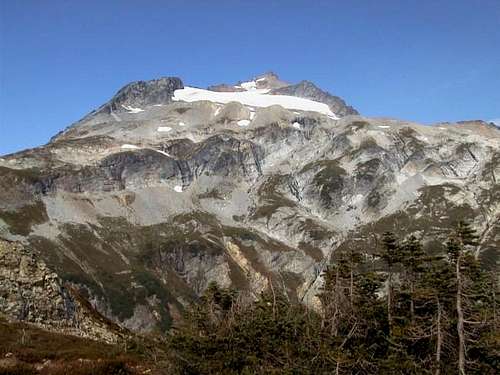 Sahale Peak from Sahale Arm -...
