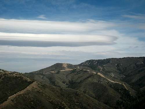 Lenticular Clouds over San Gabriels