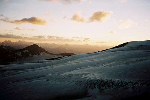 Sunset from base camp