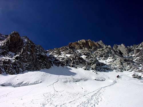 Tour Ronde (3792 m), versante est