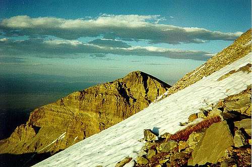A view of Wheeler Peak's...