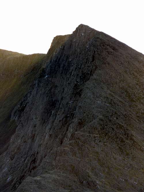 The Great cliff of Lliwedd