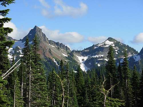 Pinnacle Peak and Plummer Peak