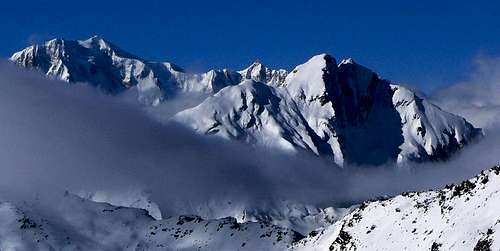Mont Blanc and Grande Rochère