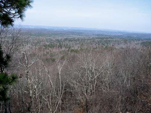 View from Terrace Drive in Oak Mountain State Park