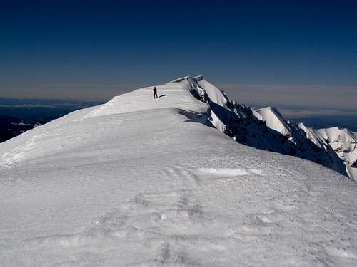 Karl and the crater rim