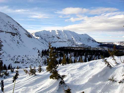 Skiing East Long Mountain