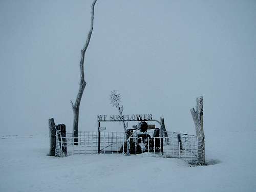 Mount Sunflower in the Winter