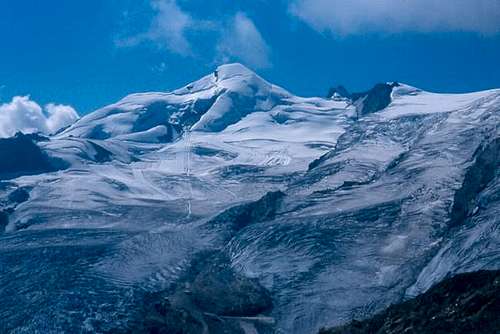 Allalinhorn with Fee Glacier...