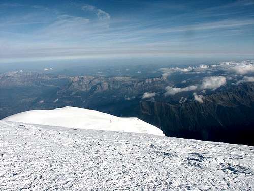 Mont-Blanc, view from the...
