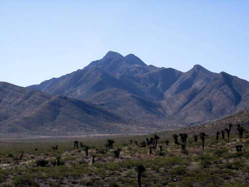 Franklin Mountains from North Anthonys Nose