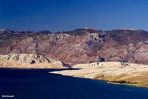 Mid Velebit from Pag island