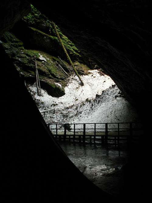 Scarisoara cave,Apuseni,Charpatian chain, Romania