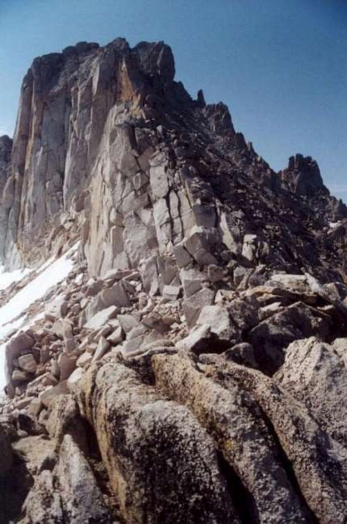 Final ascent of Tower Peak