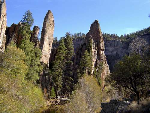 West Fork of the Gila River Canyon
