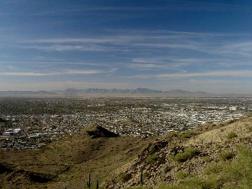 Looking towards South Mountain Preserve
