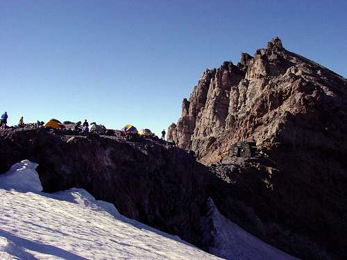 Camp Schurman and Steamboat Prow