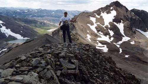 Summit of Kennedy Peak, with...