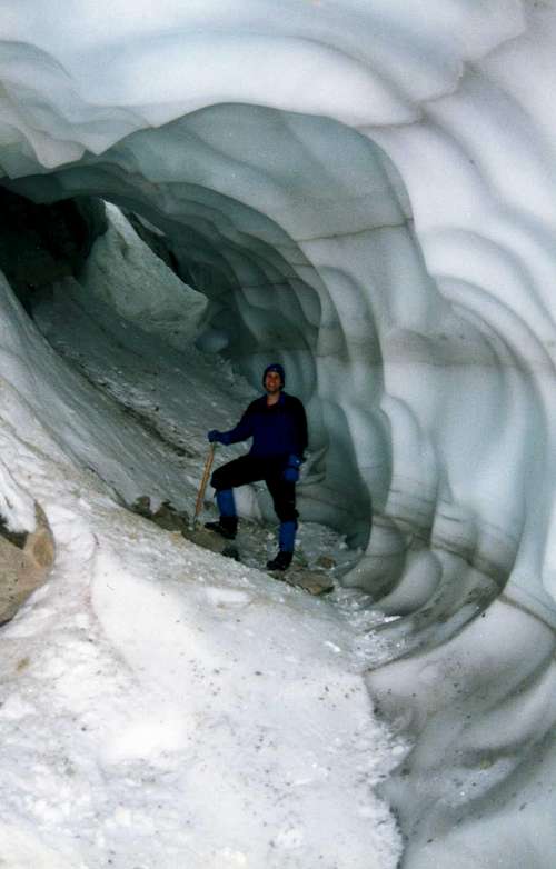 Beneath Vaux Glacier