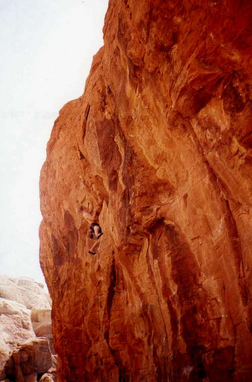 Trevor Howe Climbing at the Red Rocks