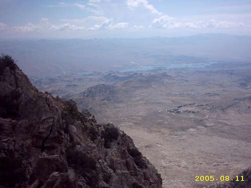 Lake Mohave from Spirit Mountain