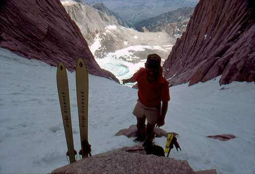 Skiing the Mountaineer's Route
