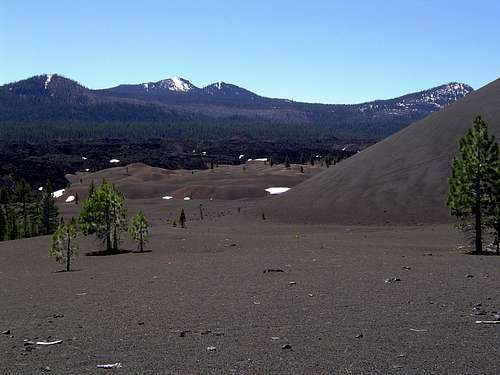 Cinder Cone volcanic features