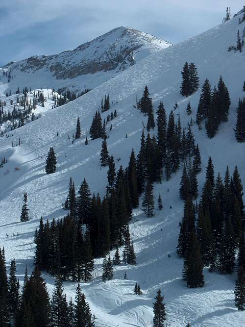 Sugarloaf above Alta Ski Resort