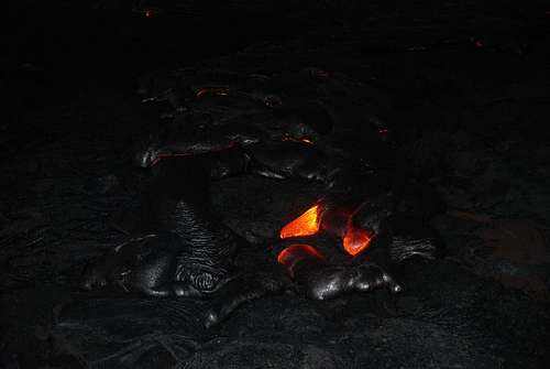 lava photo with flash