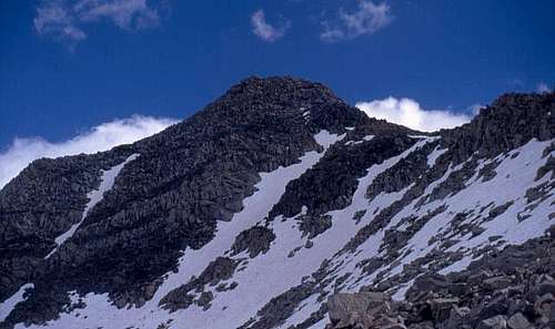 A view of the north face of...