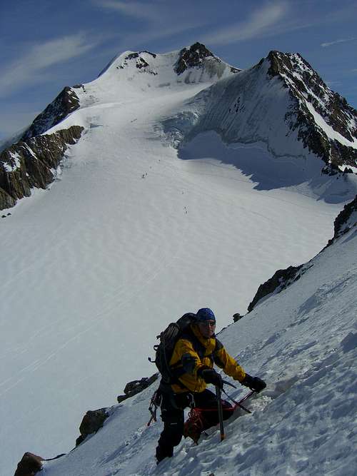 On the north ridge