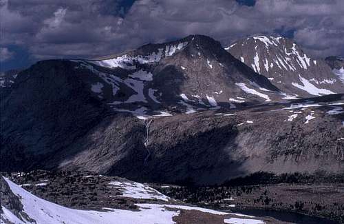 A view of Merriam Peak...