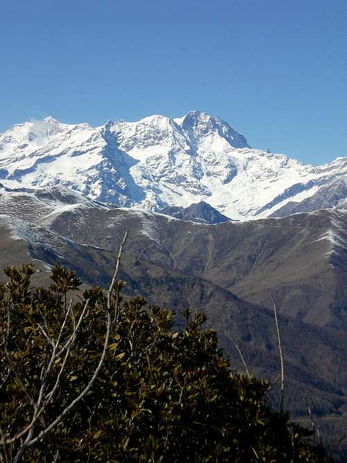Close up to Monte Rosa