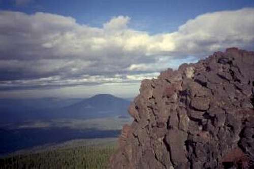 Summit block of Black Crater...