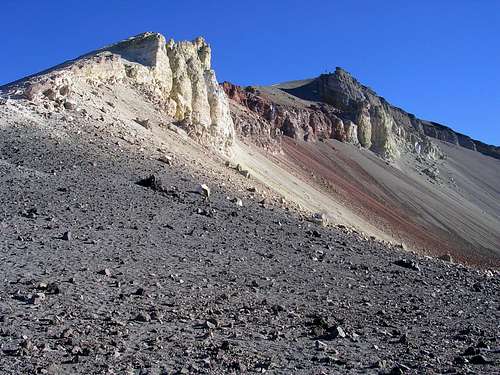 Misti Summit ridge crest