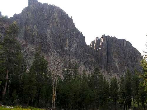 Summit cliffs of Gearhart...