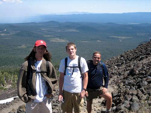 With Rad and Kurt on Mt. Bachelor