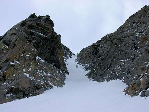 North couloir of Emerson