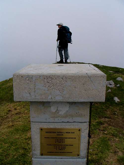 The top of Golica