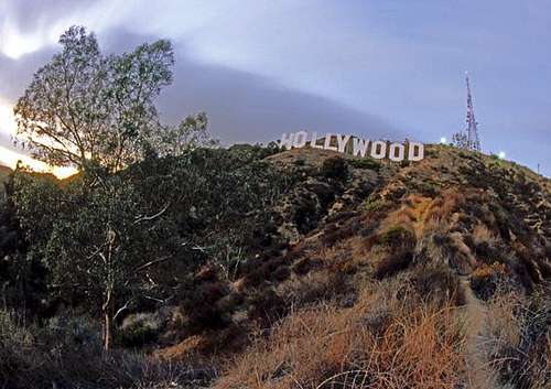 Hollywood Sign on Mt. Lee