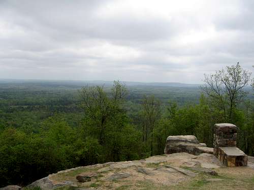 View from the summit of Dowdell's Knob