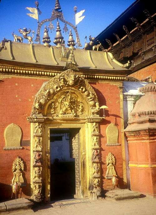 Golden door at Bhaktapur