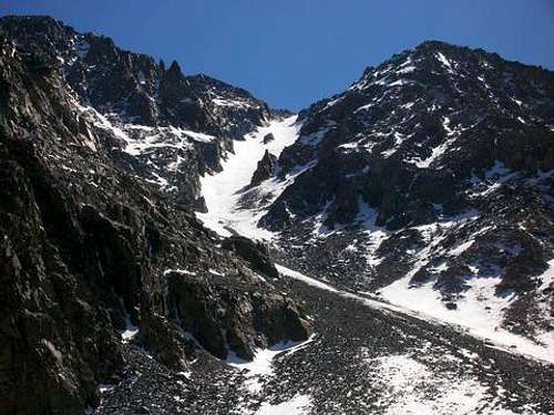 North Couloir of Mt. Mary Austin