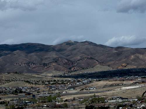 Peavine Peak from Steamboat Ditch