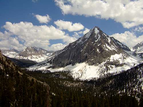 North view of East Vidette from JMT