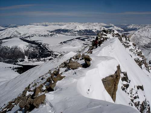 Final summit ridge.