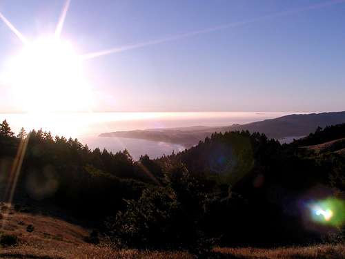 Sunset from Mt. Tam